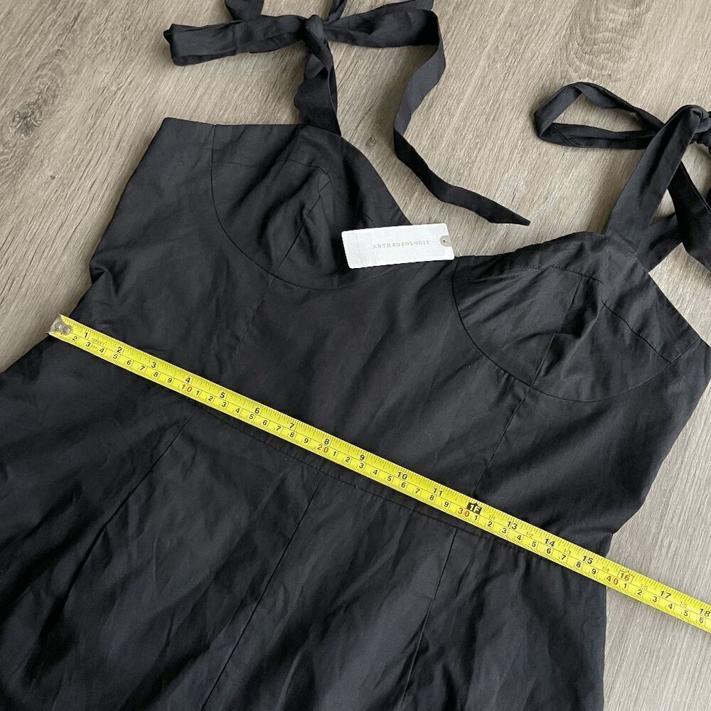 NWT Anthropologie Hutch Corset Romper Black Size 12​​​​​ - Picture 5 of 7